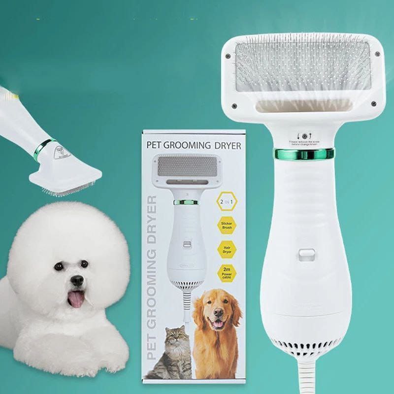 SECADOR + CEPILLO PARA MASCOTAS