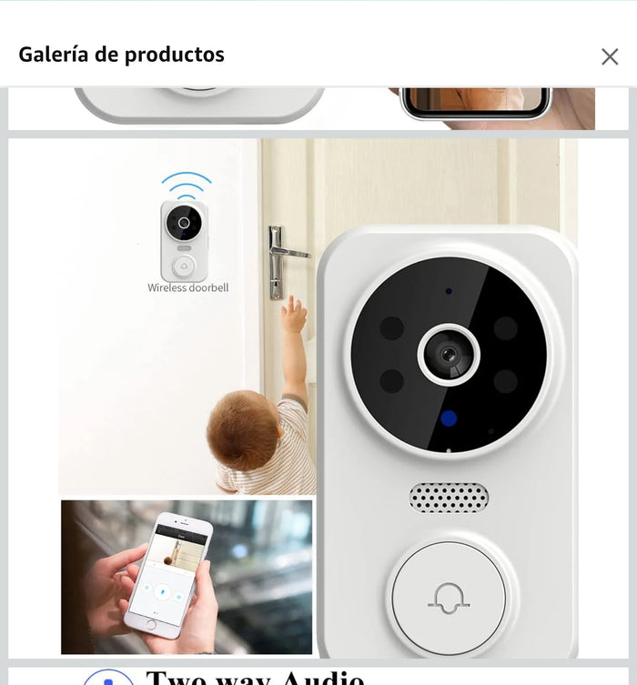 TIMBRE INTELIGENTE CON CÁMARA