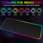 MOUSE PAD RGB GAMING ILUMINADO
