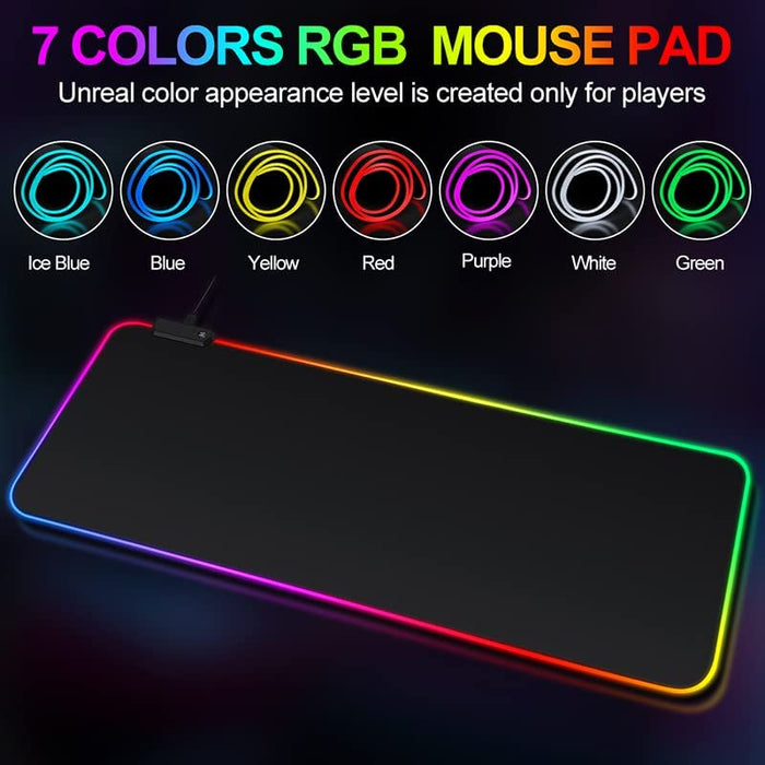 MOUSE PAD RGB GAMING ILUMINADO