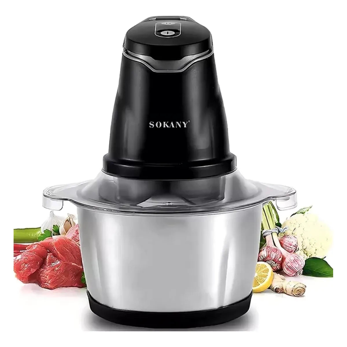 COMBO SOKANY — PROCESADOR 400W + AFILADOR — COCINA PROFESIONAL EN CASA