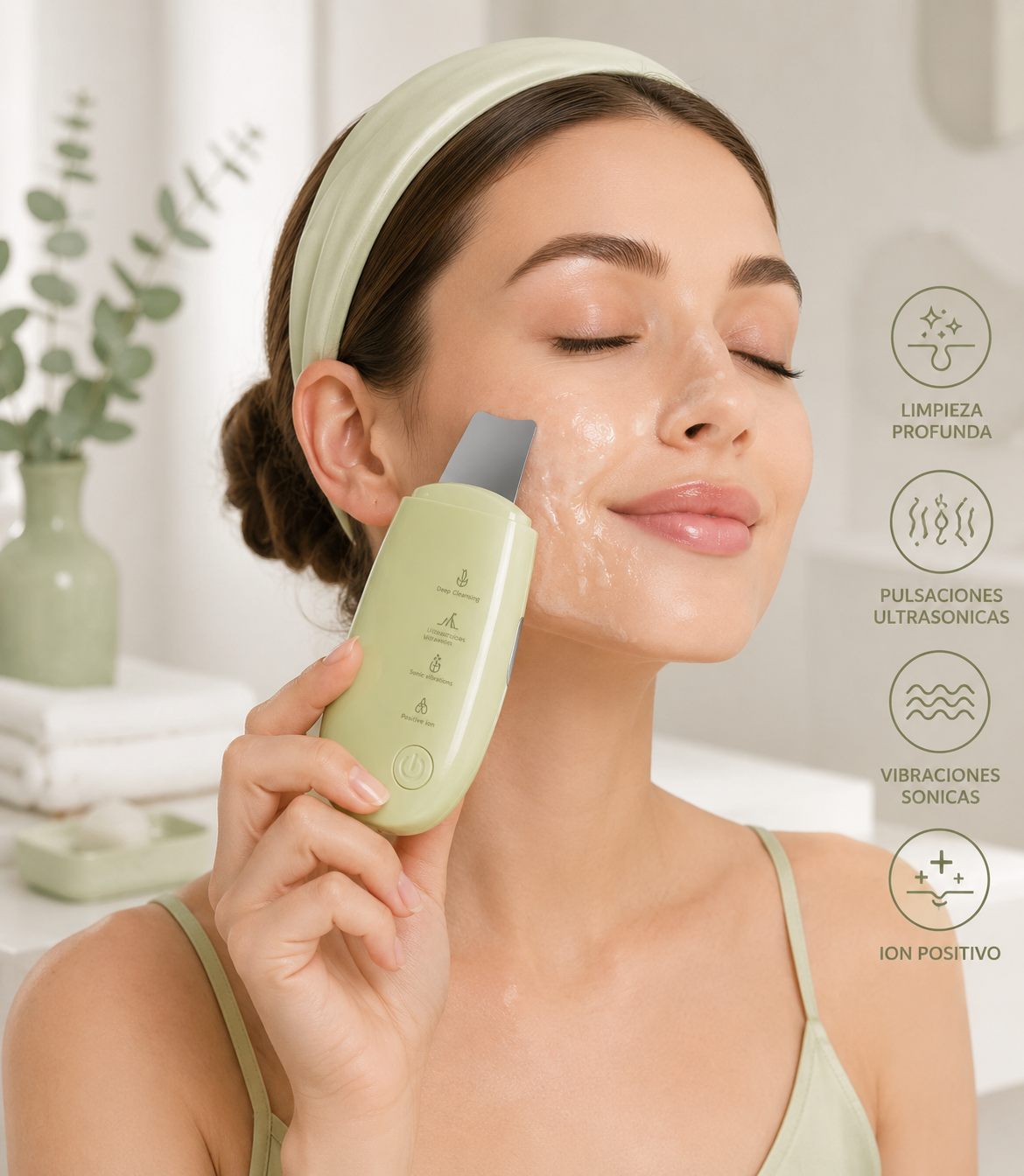 LIMPIADOR EXFOLIANTE ULTRASÓNICO