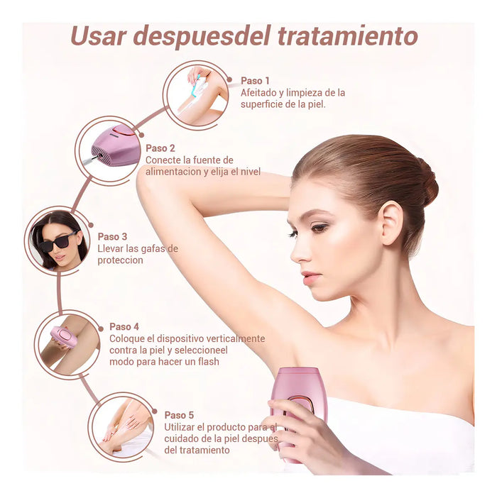 DEPILADORA LÁSER IPL PORTÁTIL