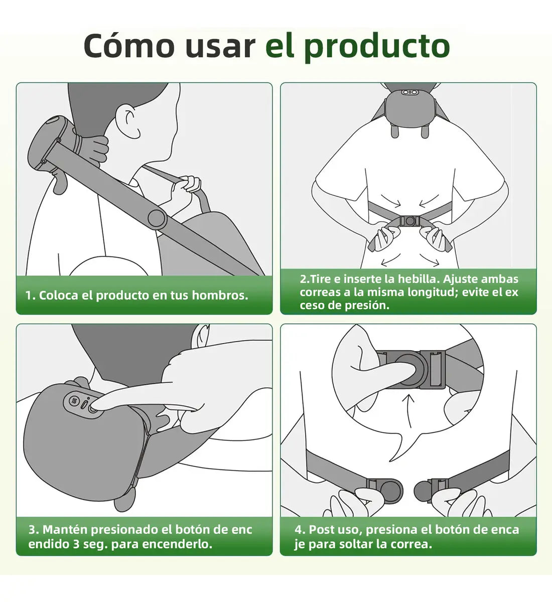 MASAJEADOR CERVICAL BIÓNICO 4D
