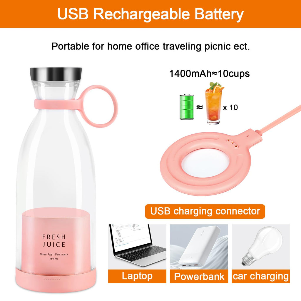MINI LICUADORA PORTÁTIL RECARGABLE