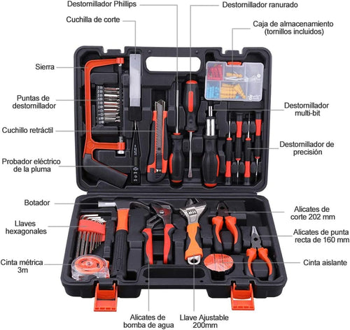 CAJA DE HERRAMIENTAS PARA EL HOGAR