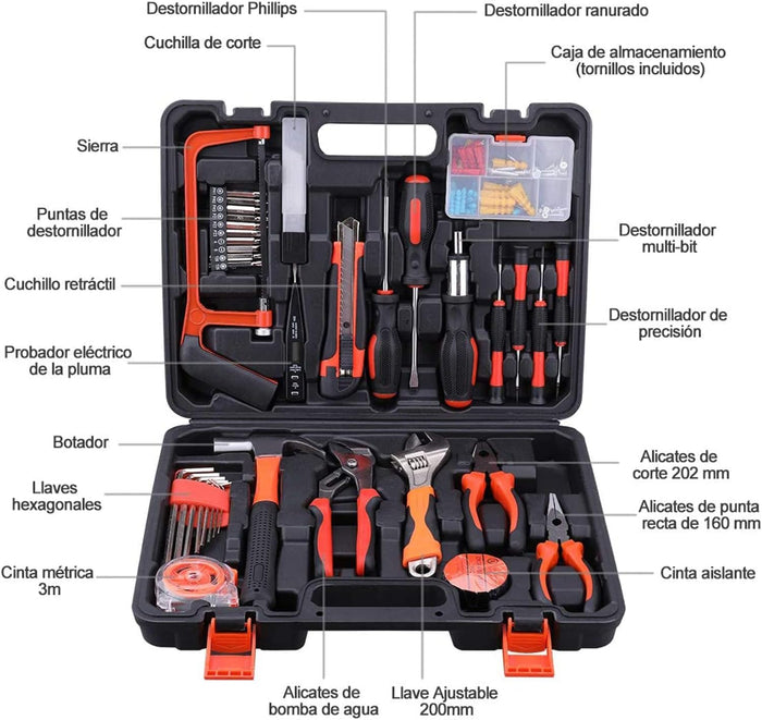 CAJA DE HERRAMIENTAS PARA EL HOGAR