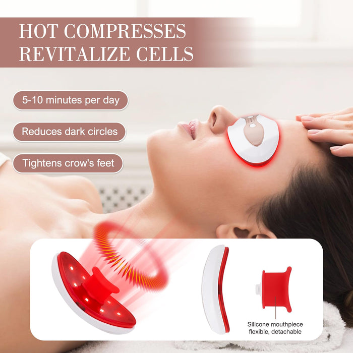 DISPOSITIVO LED FACIAL CON MASAJE SÓNICO — TRATAMIENTO PROFESIONAL EN CASA
