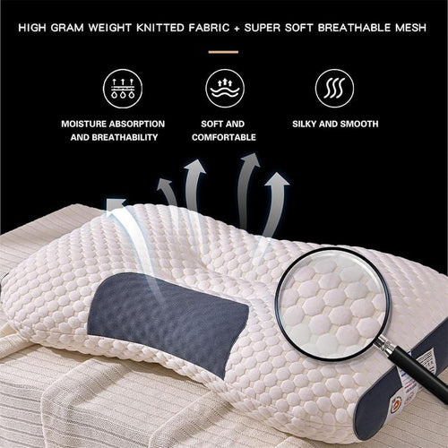 ALMOHADA ORTOPÉDICA PARA AYUDAR A DORMIR Y PROTEGER EL CUELLO