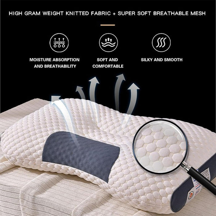 ALMOHADA ORTOPÉDICA PARA AYUDAR A DORMIR Y PROTEGER EL CUELLO