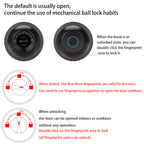 Cerradura Inteligente WiFi con Huella Dactilar - Sistema de Seguridad Moderno